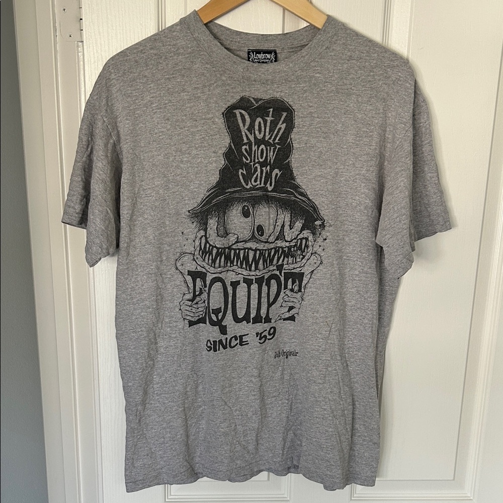 Lowbrow Art Company Large Gray Graphic T-Shirt
